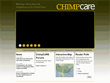 Tablet Screenshot of chimpcare.org